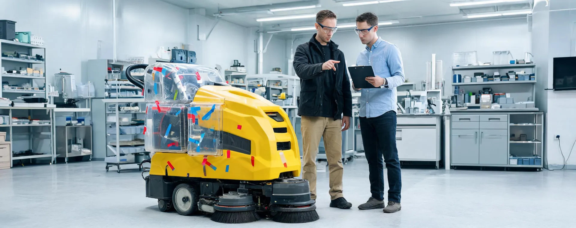 Engineering review of a Kärcher cleaning-machine platform