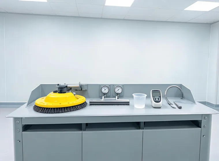 Cleaning technology verification bench